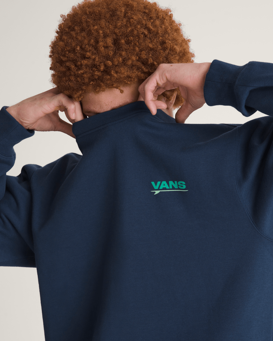 Palms Crew Sweatshirt in Dress Blues | Vans online