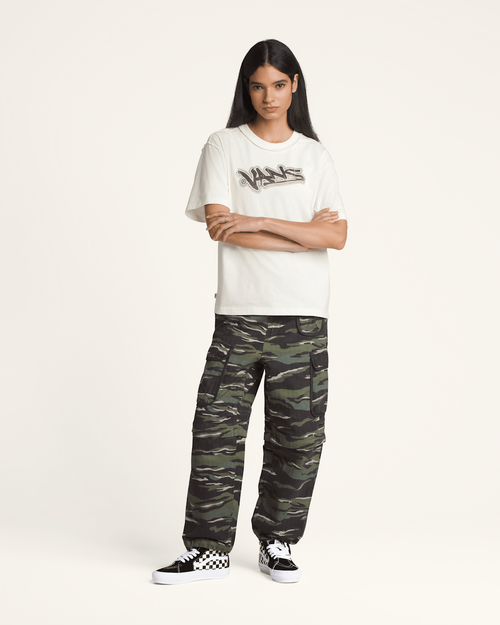 Premium Short Sleeve T-Shirt in Marshmallow White | Vans near me