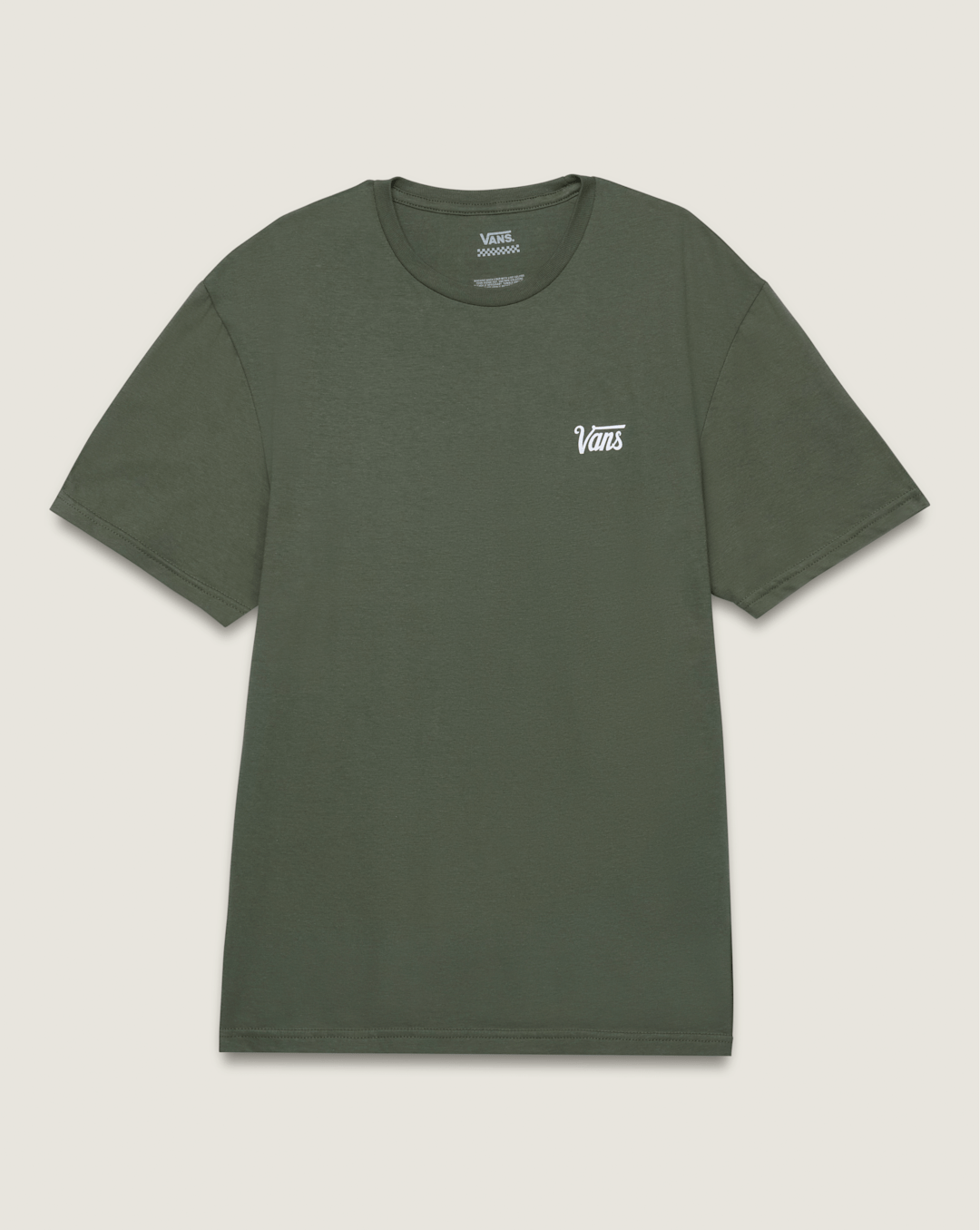 Mini Script Tee in Military Green | Vans online