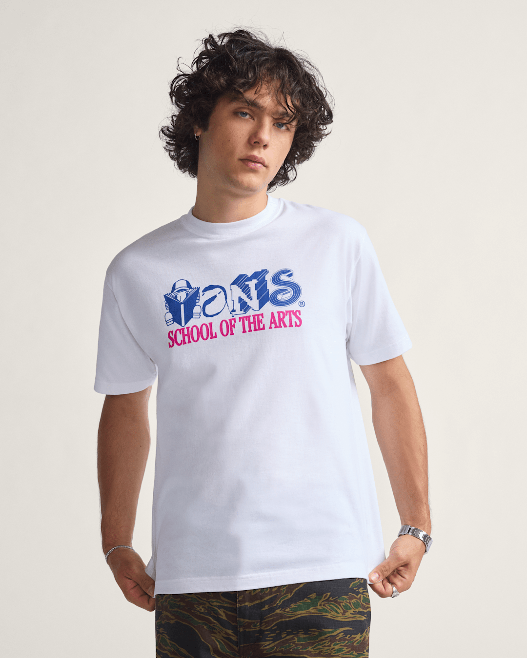 Art Skool T-Shirt in White | Vans sale