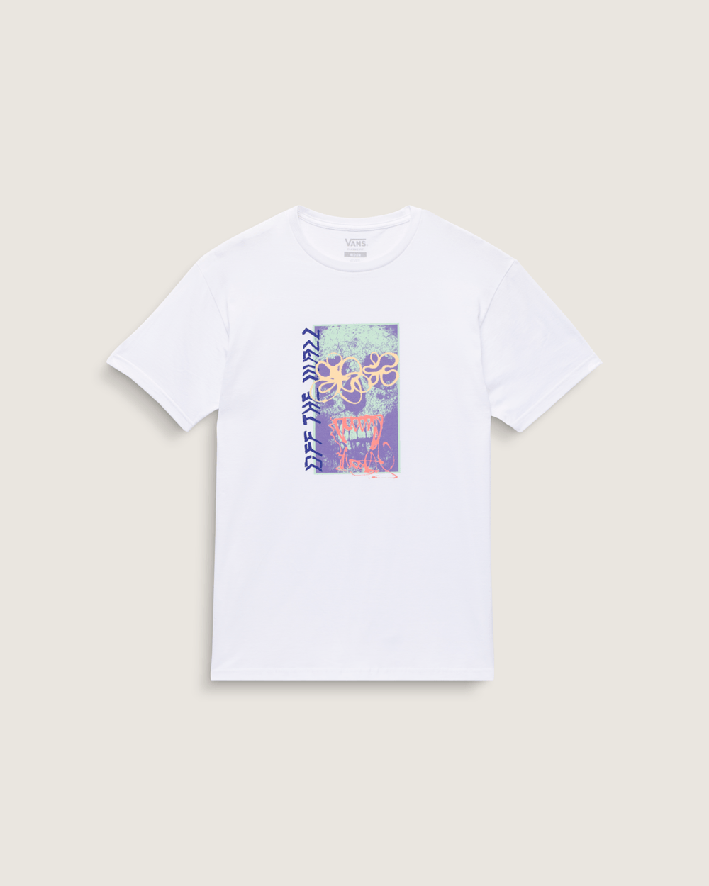 Spray Layer T-Shirt in White | Vans outlet