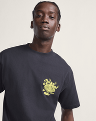 Scratched Records T-Shirt in Black | Vans discount