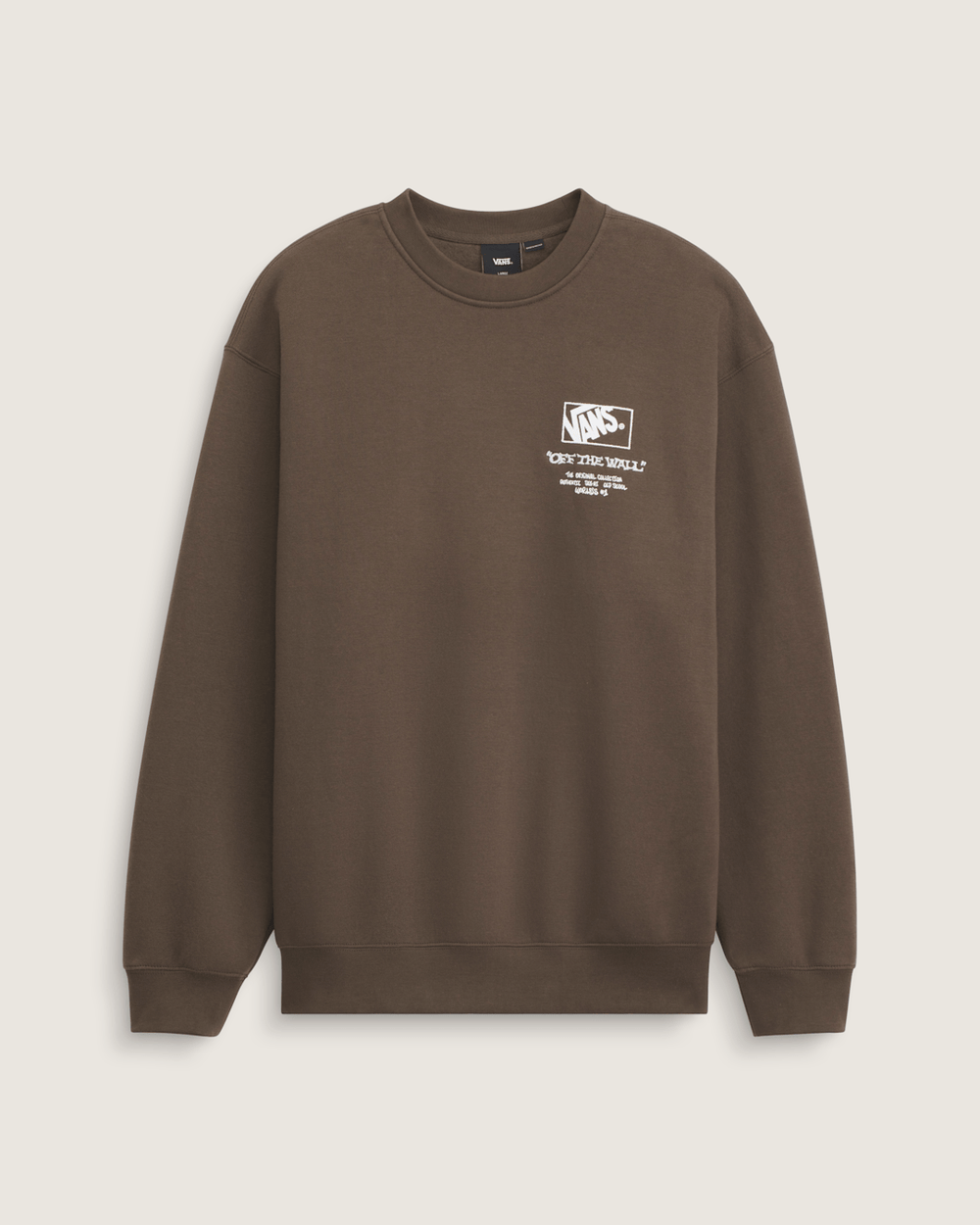 Circle Bones Formula Crew Sweatshirt in Coal Brown | Vans online