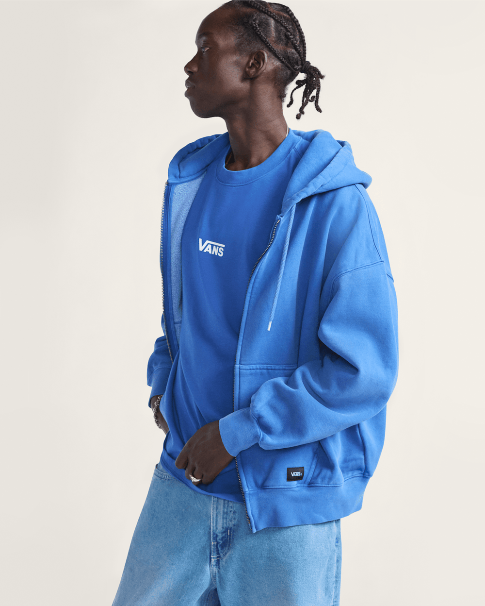 Premium Zip Hoodie in True Blue | Vans near me