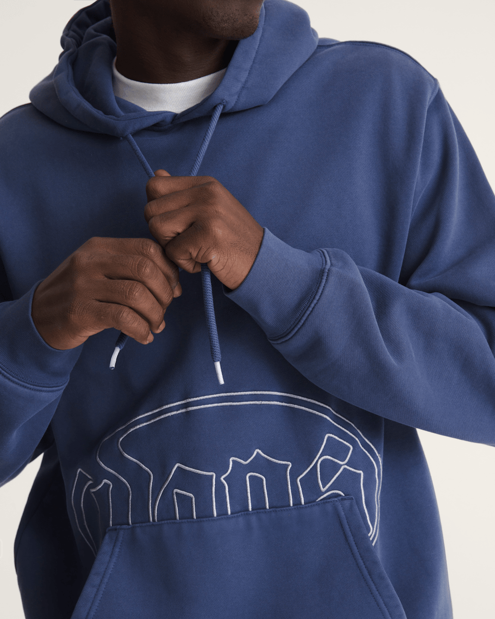 Olde Tymes Pullover Hoodie in Deep Twilight Blue | Vans on sale