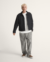 Premium Mcavoy Lined Trucker Jacket in Rinse Black | Vans discount