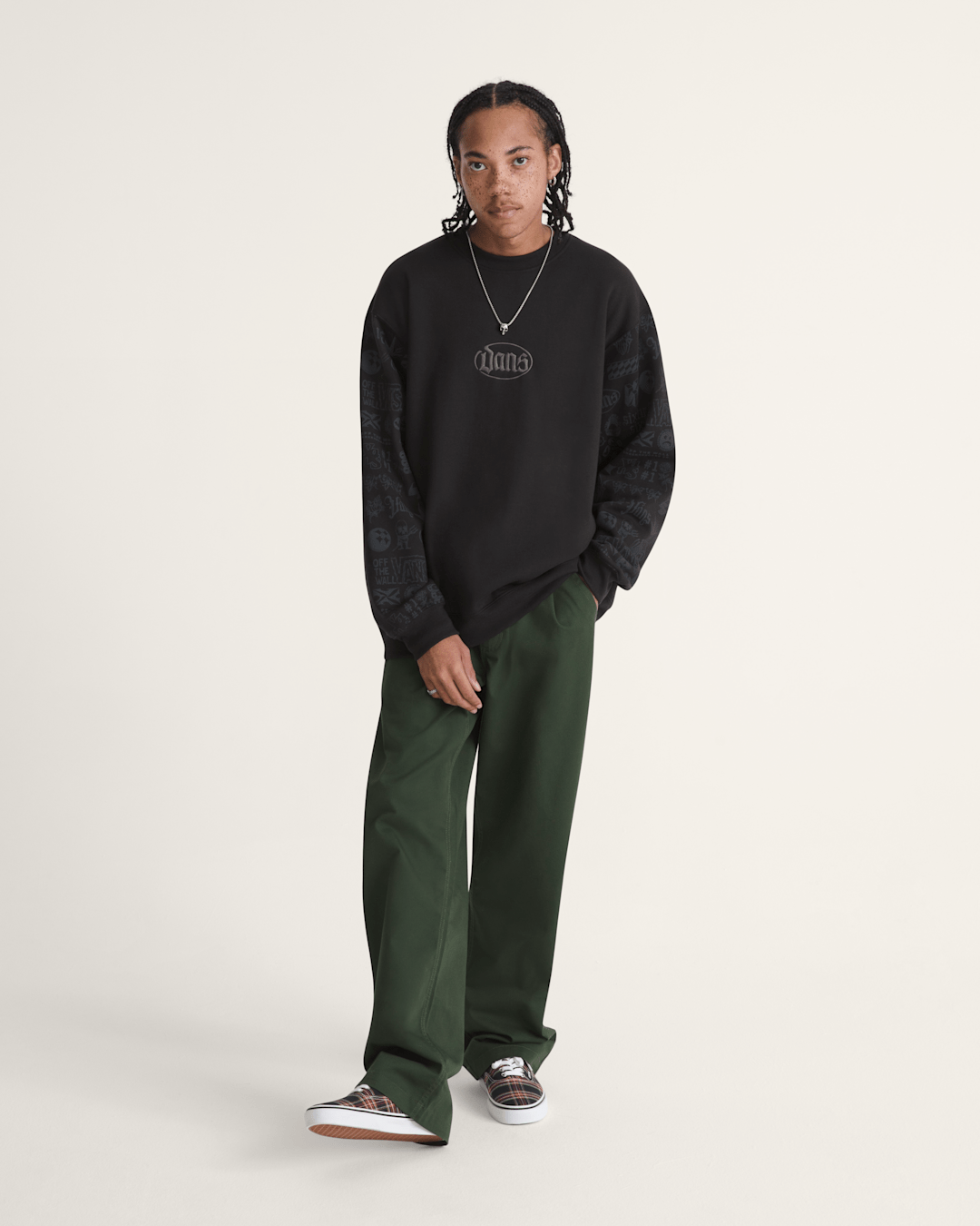 Mixed Lot Crew Sweatshirt in Black | Vans online