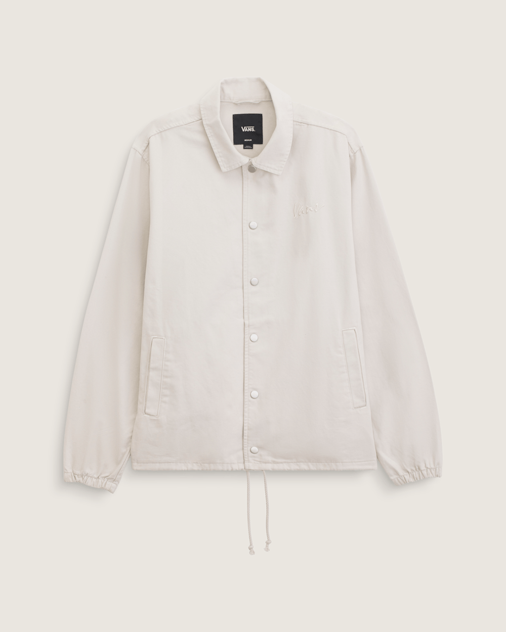 Torrey Coaches Jacket in Taupe Mist Beige | Vans outlet