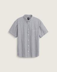Lawson Stripe Button Up Shirt in White / Dress Blues | Vans sale