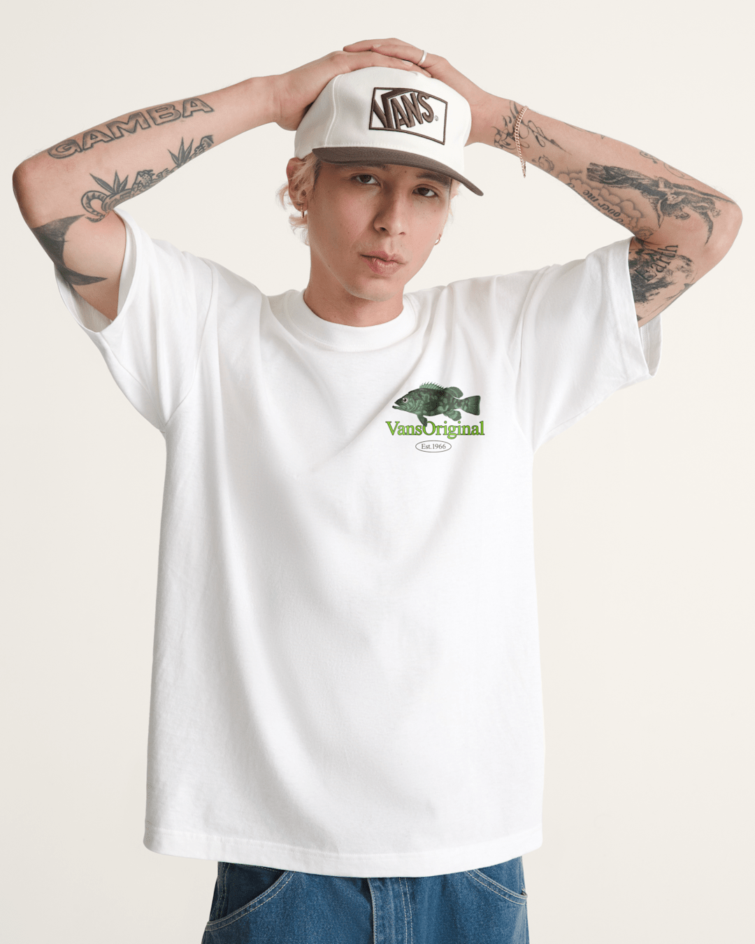 Bait and Tackle T-Shirt in White | Vans online