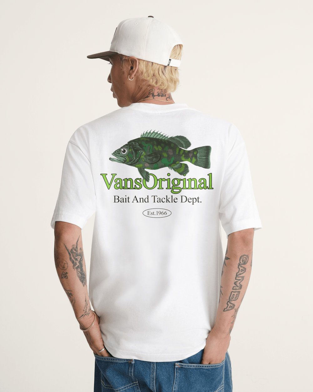 Bait and Tackle T-Shirt in White | Vans online