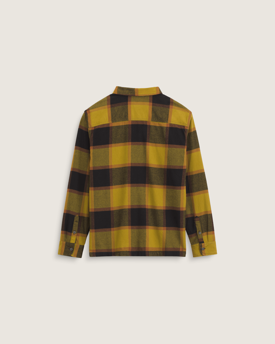 Larkspur Plaid Flannel Shirt in Burnt Gold Yellow / Black | Vans discount
