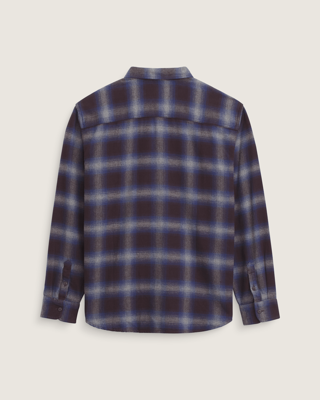Bixby Plaid Flannel Shirt in Dark Port Red / Pewter Heather Grey | Vans online