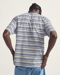 Cameron Stripe Shirt in Blue / Marshmallow White | Vans discount