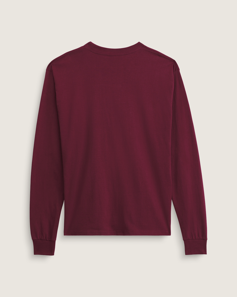 Blur Drop Long Sleeve T-Shirt in Burgundy | Vans outlet