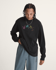 Ideas Long Sleeve T-Shirt in Black | Vans sale
