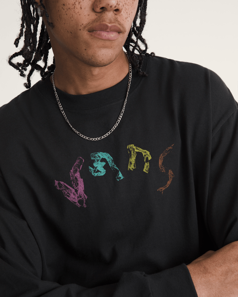 Ideas Long Sleeve T-Shirt in Black | Vans sale