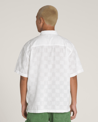 Wayside Eyelet Woven Shirt in White | Vans on sale