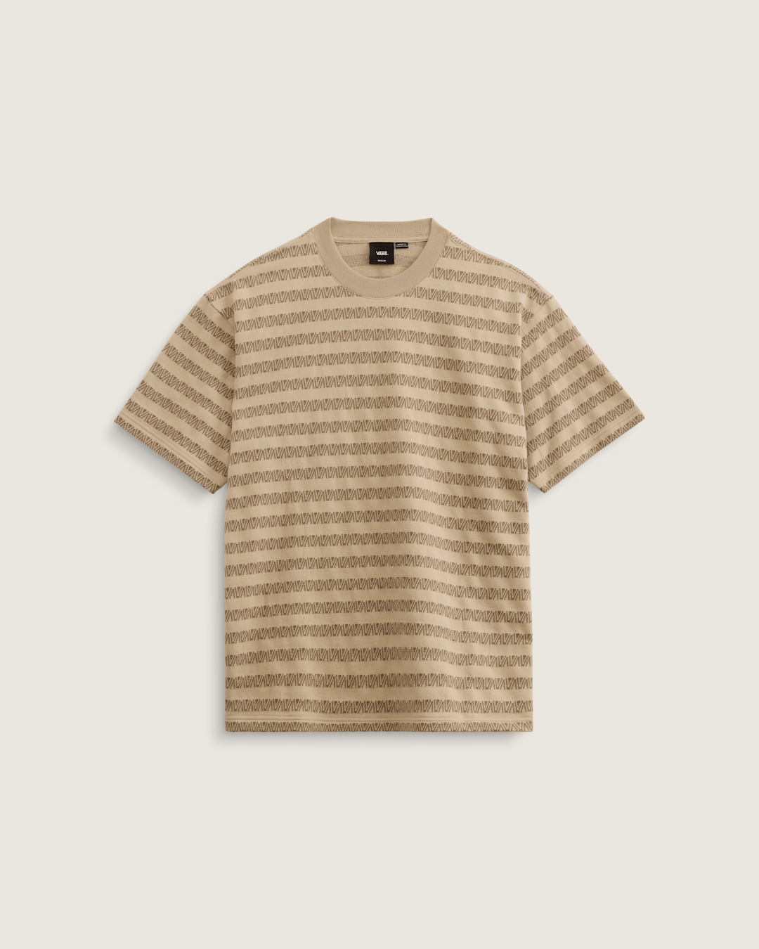 Palmer Jacquard Knit T-Shirt in London Fog Beige | Vans discount