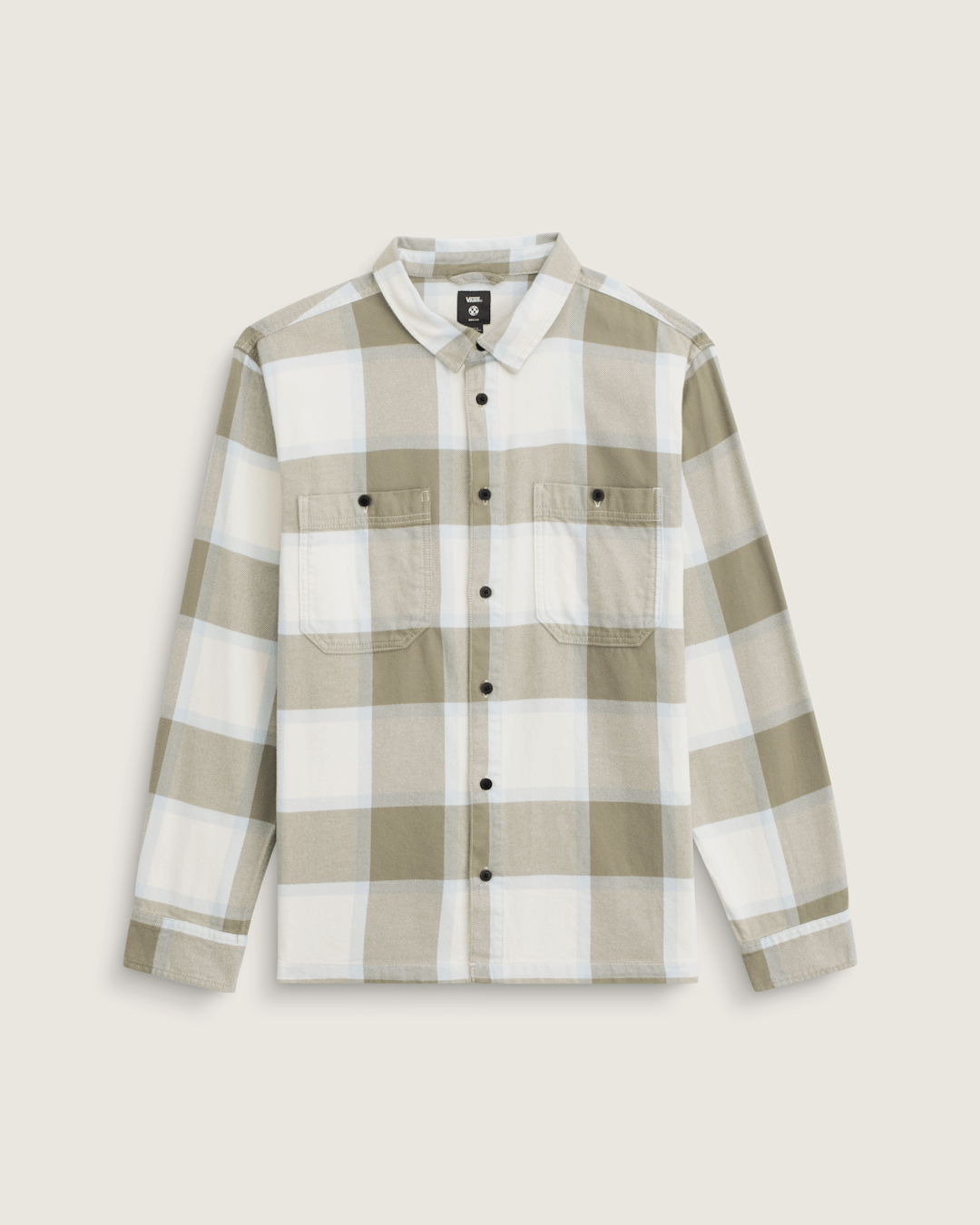 Larkspur Flannel Shirt in Turtledove White | Vans outlet