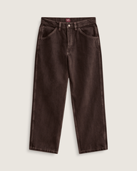 Skate Check-5 Loose Denim Pants in After Dark Brown | Vans on sale