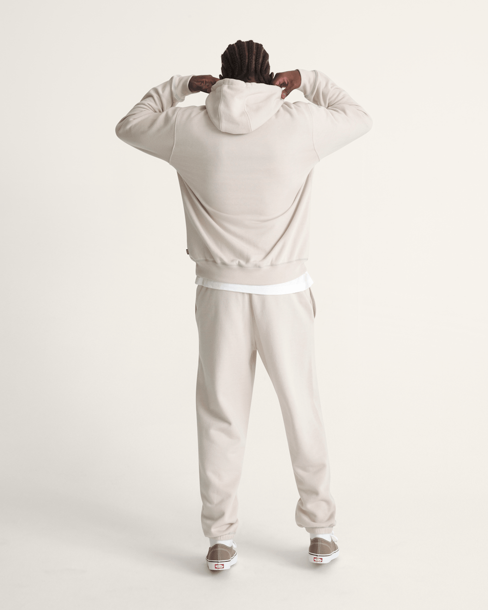 Vans 66 Sweatpants in Taupe Mist Grey | Vans on sale