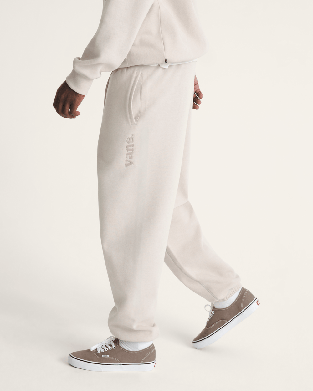 Vans 66 Sweatpants in Taupe Mist Grey | Vans on sale