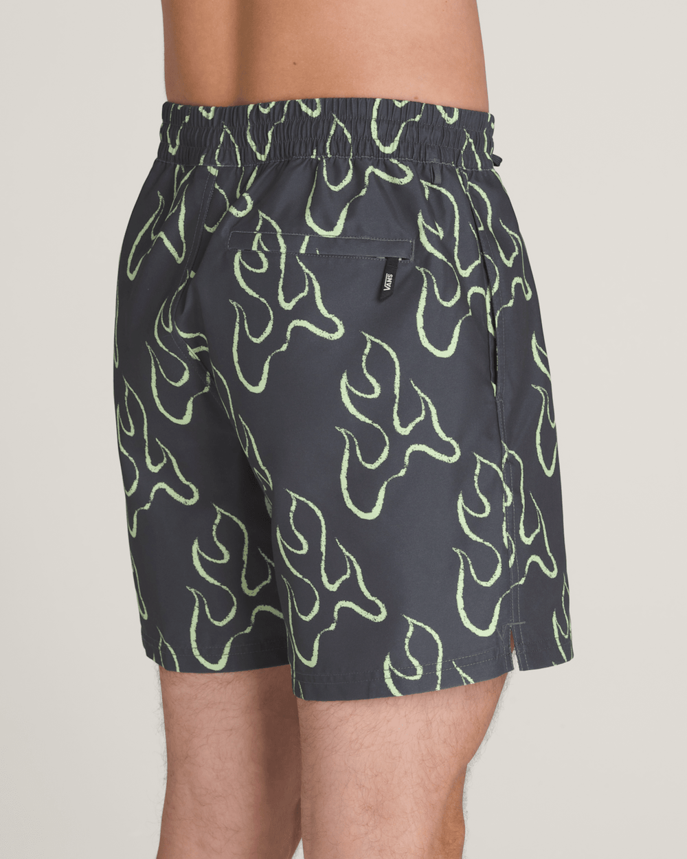 Primary Solid Elastic 17'' Boardshorts in Asphalt Grey / Shadow Lime Green | Vans near me