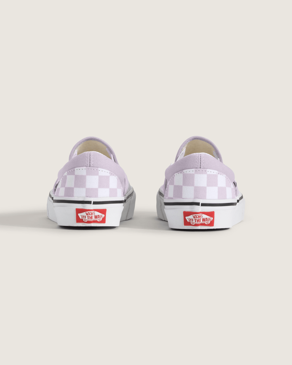 Big Kids Classic Slip-On Checkerboard Shoe in Checkerboard Lilac Mist Purple | Vans online