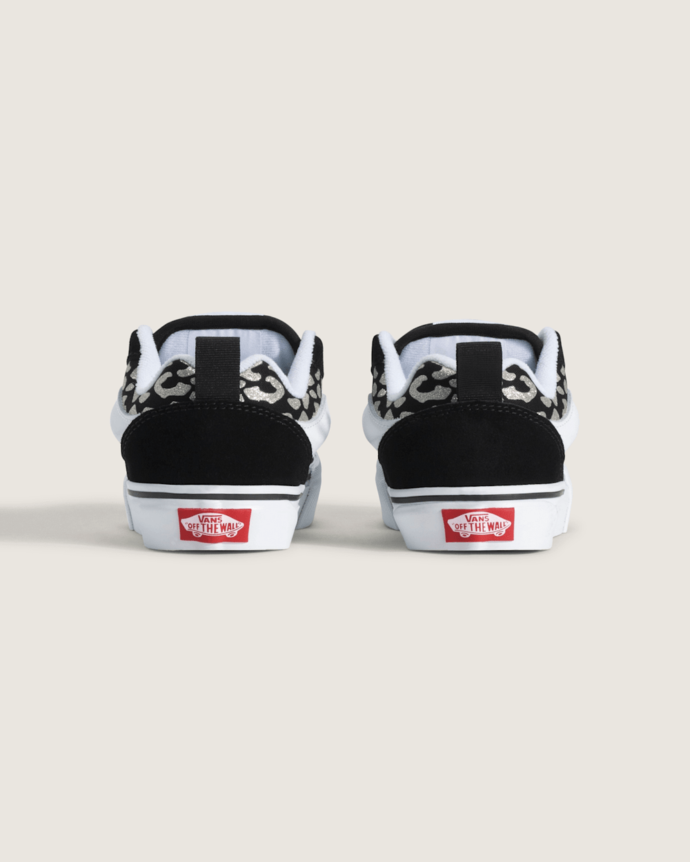Little Kids Knu Skool Shoe in Leopard Glitter Black | Vans online
