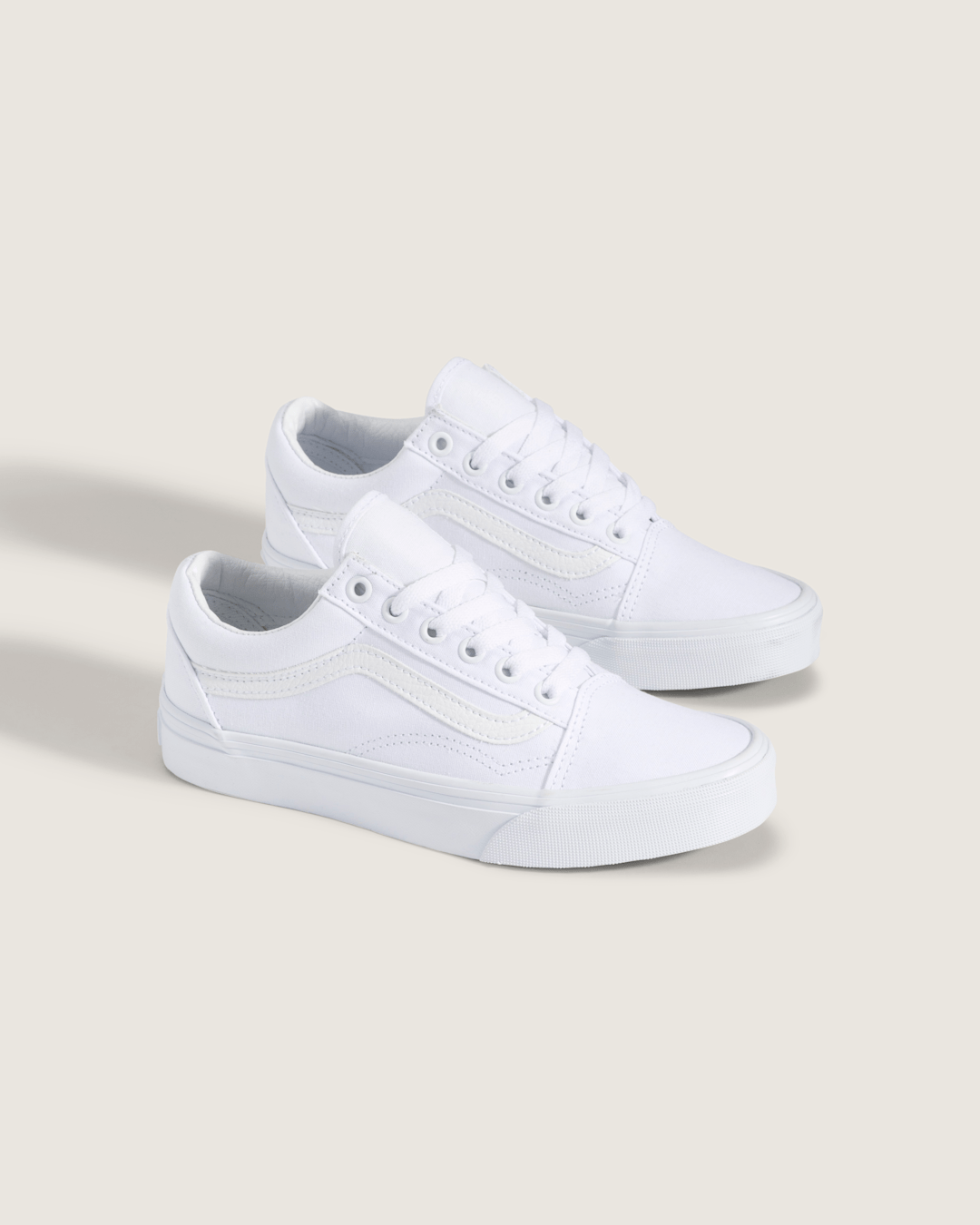 Big Kids Old Skool Shoe in True White | Vans on sale