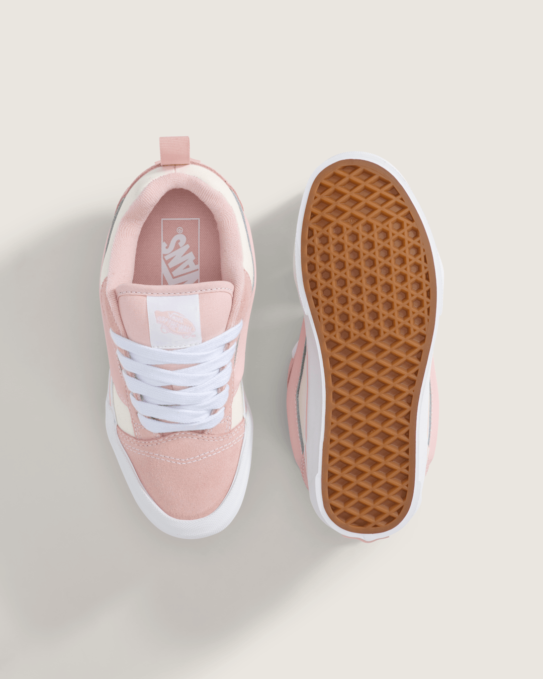 Big Kids Knu Skool Shoe in Rose Pink | Vans discount