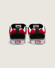 Big Kids Knu Skool Shoe in Black / Racing Red | Vans online