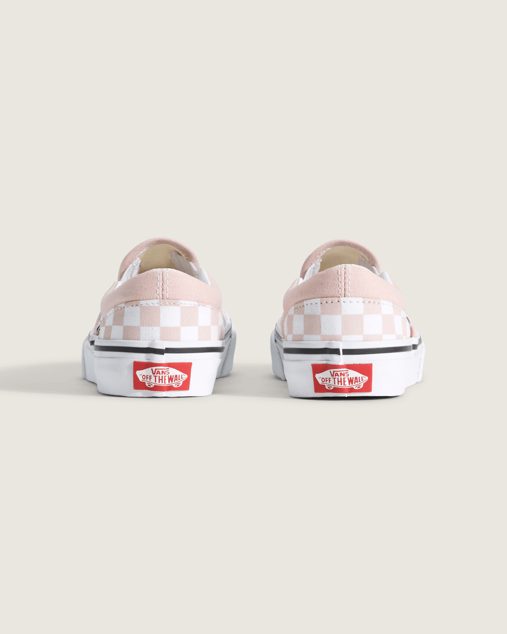 Little Kids Classic Slip-On Checkerboard Shoe in Checkerboard Sepia Rose Pink | Vans sale