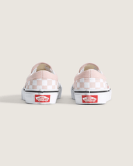Little Kids Classic Slip-On Checkerboard Shoe in Checkerboard Sepia Rose Pink | Vans sale
