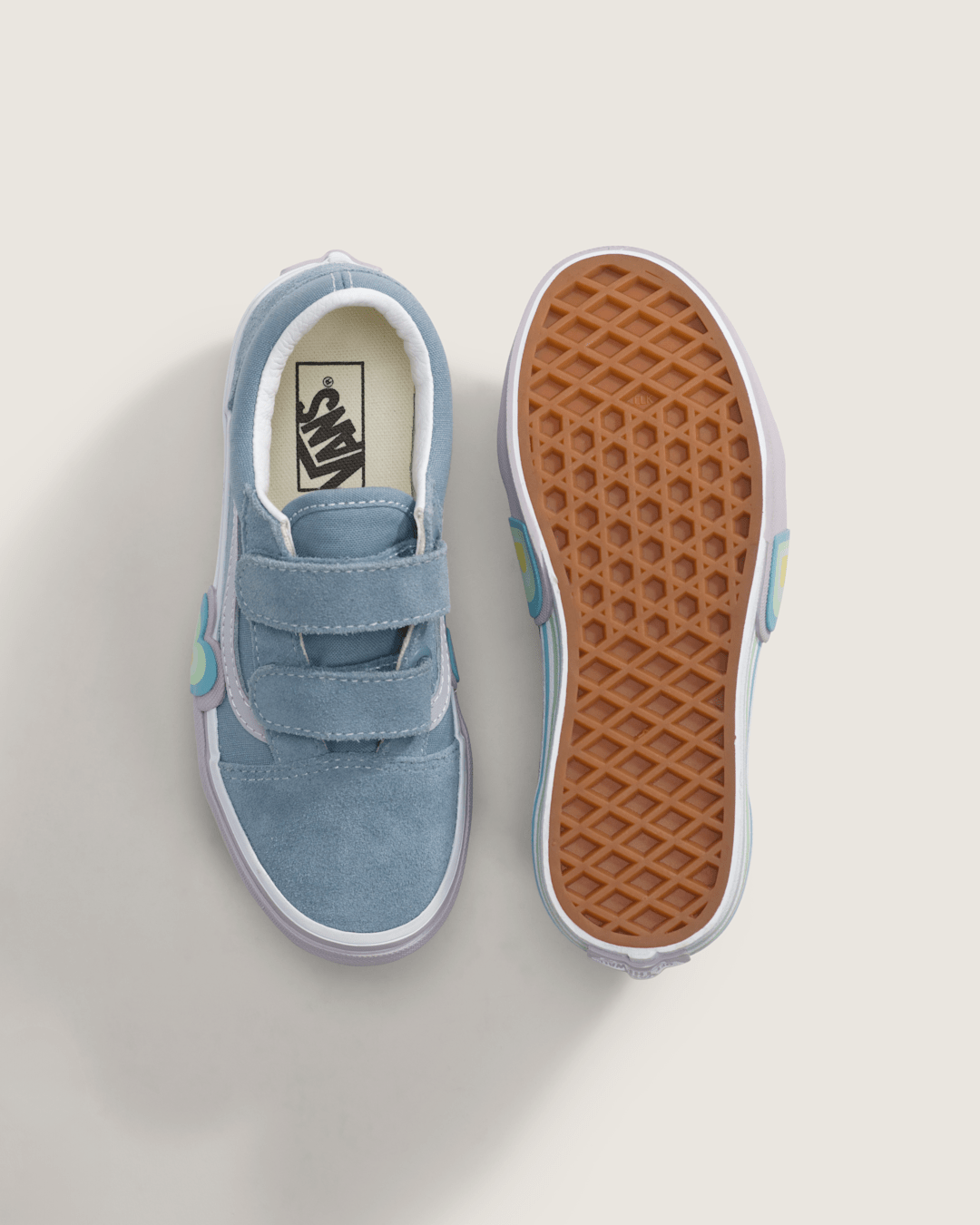 Little Kids Old Skool V Shoe in Citadel Blue | Vans sale