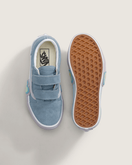 Little Kids Old Skool V Shoe in Citadel Blue | Vans sale
