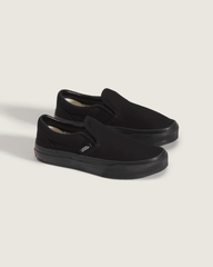 Kids Classic Slip-On Black/Black Shoes | Vans outlet