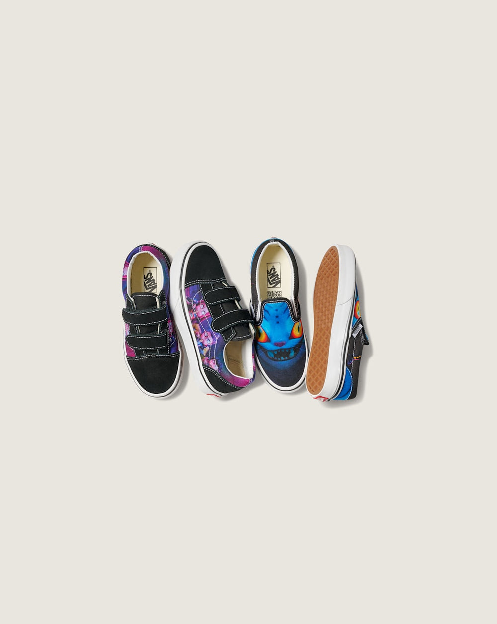 KPop Demon Hunters x Vans Little Kids Classic Slip-On Shoe in Kpop Demon Hunters Black | Vans online