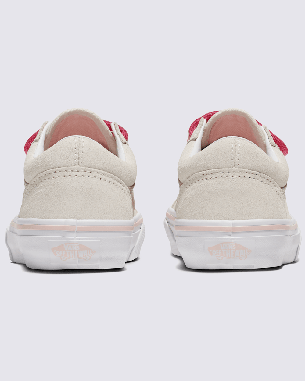 Little Kids Old Skool V Shoe in Marshmallow White / Metallic Pink | Vans online
