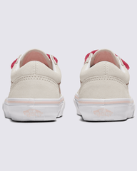 Little Kids Old Skool V Shoe in Marshmallow White / Metallic Pink | Vans online