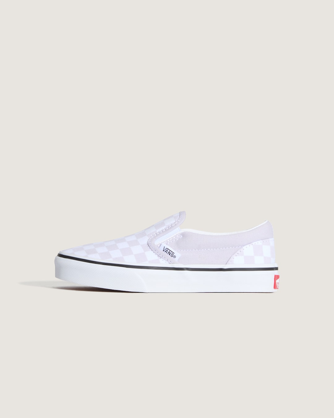 Little Kids Classic Slip-On Checkerboard Shoe in Checkerboard Lilac Mist Purple | Vans near me