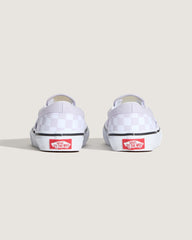 Little Kids Classic Slip-On Checkerboard Shoe in Checkerboard Lilac Mist Purple | Vans near me