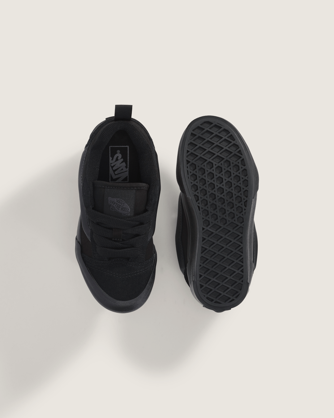 Little Kids Knu Skool Shoe in Triple Black | Vans discount