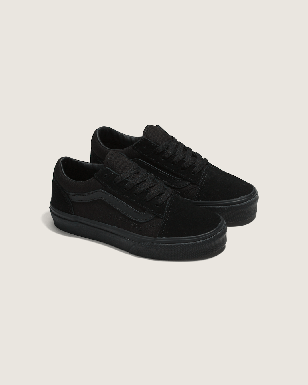 Kids Old Skool Black/Black Shoes | Vans online