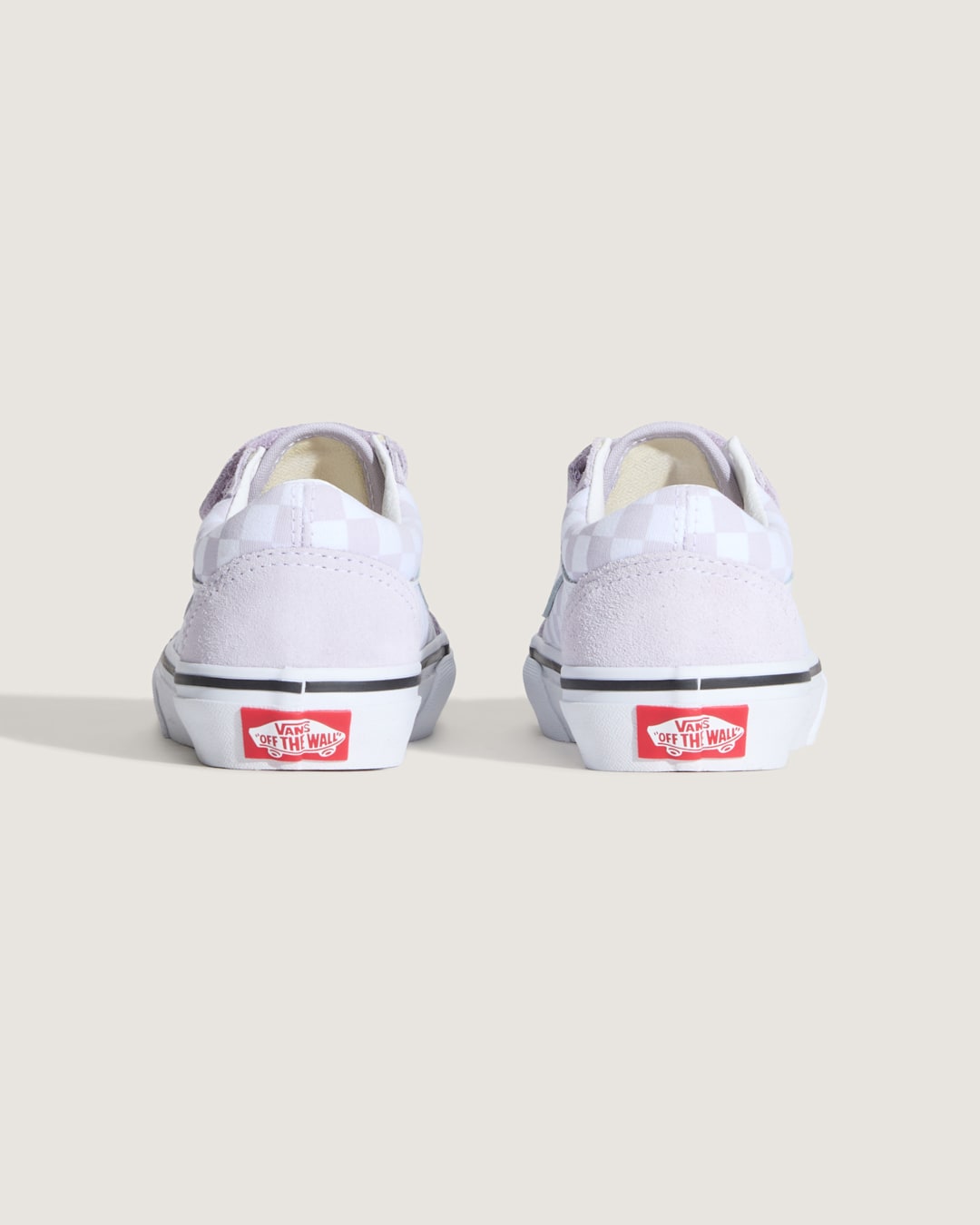 Little Kids Old Skool V Checkerboard Shoe in Checkerboard Lilac Mist Purple | Vans near me