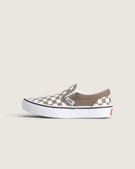 Little Kids Classic Slip-On Checkerboard Shoe in Checkerboard Walnut Brown | Vans sale