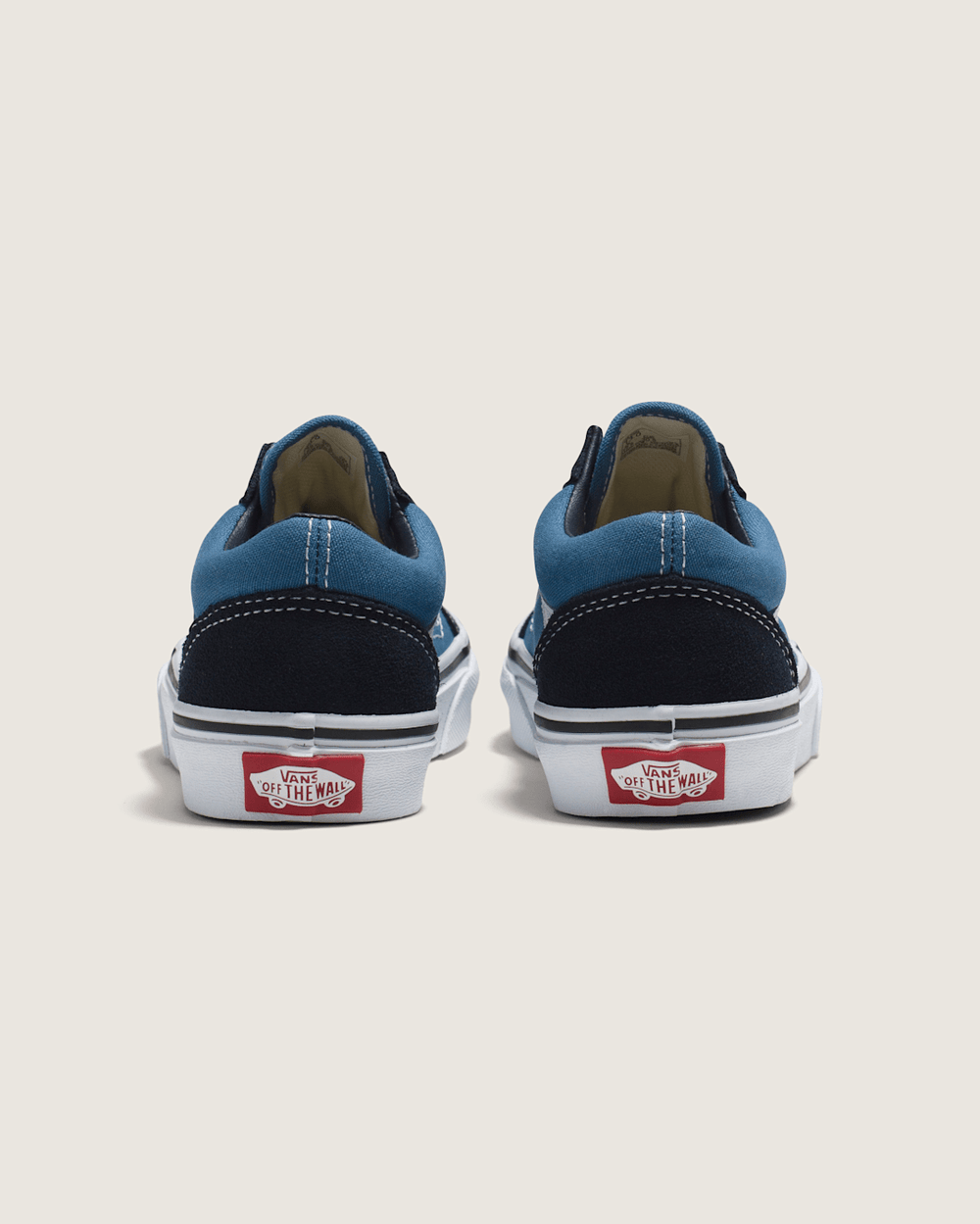 Kids Old Skool Navy/True White Shoes | Vans outlet