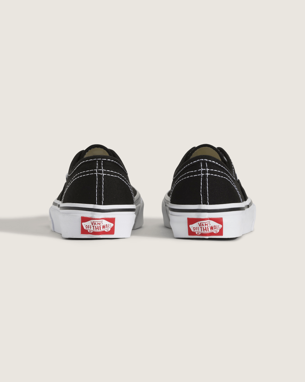Kids Authentic Black/True White Shoes | Vans online