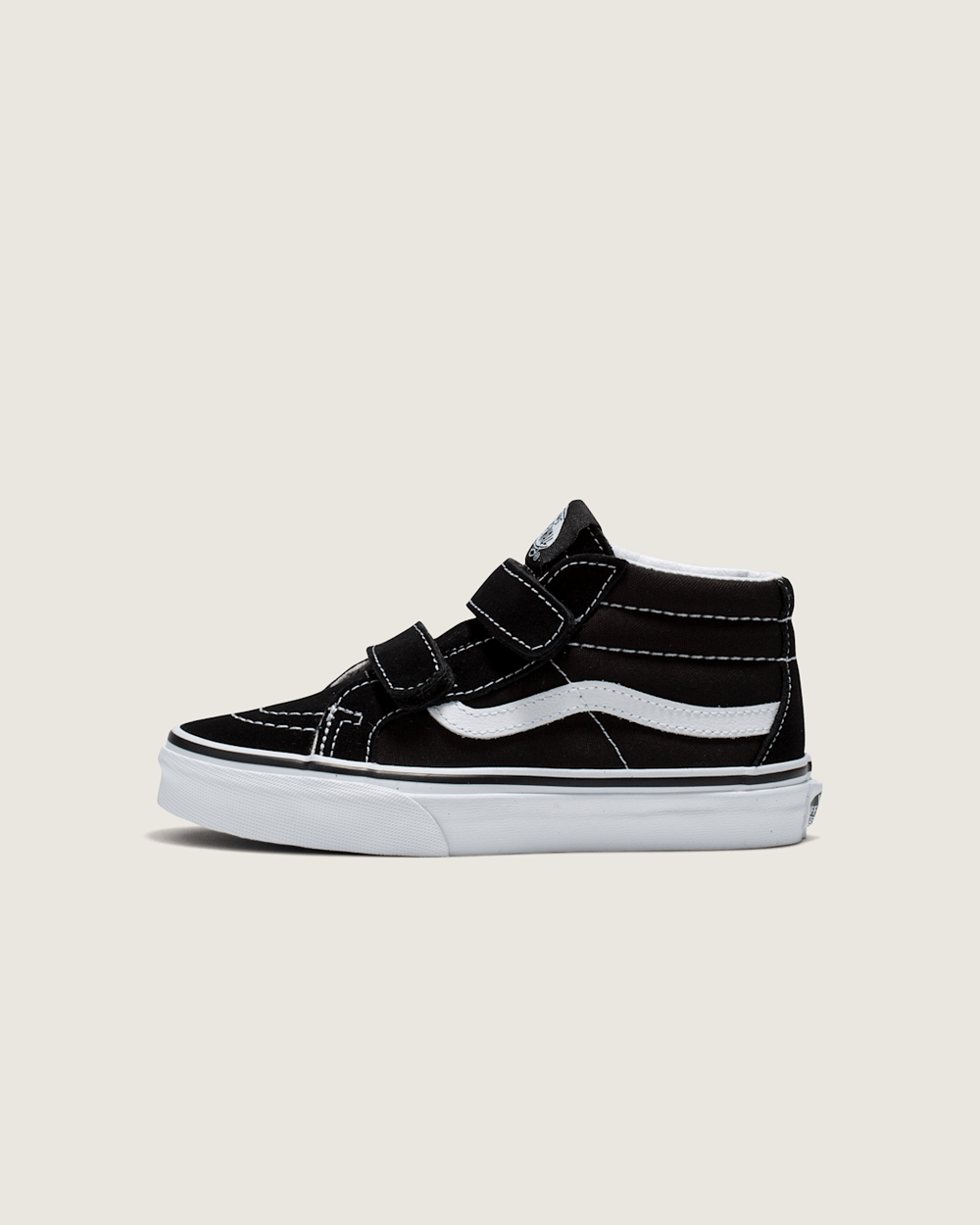 Kids Sk8-Mid Reissue V Black/True White Shoes | Vans near me